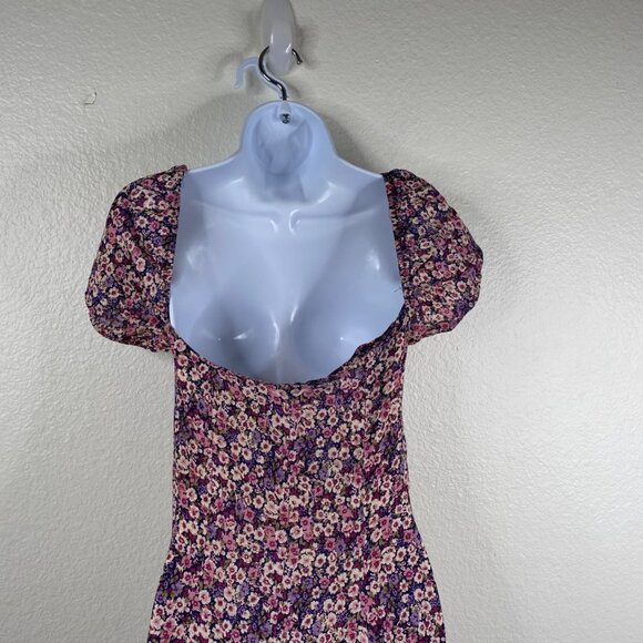 Vtg Workshop Clothing Women's Cottage Core Milkmaid Country Floral Dress Sz 7 - Picture 14 of 16